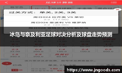 冰岛与奈及利亚足球对决分析及球盘走势预测